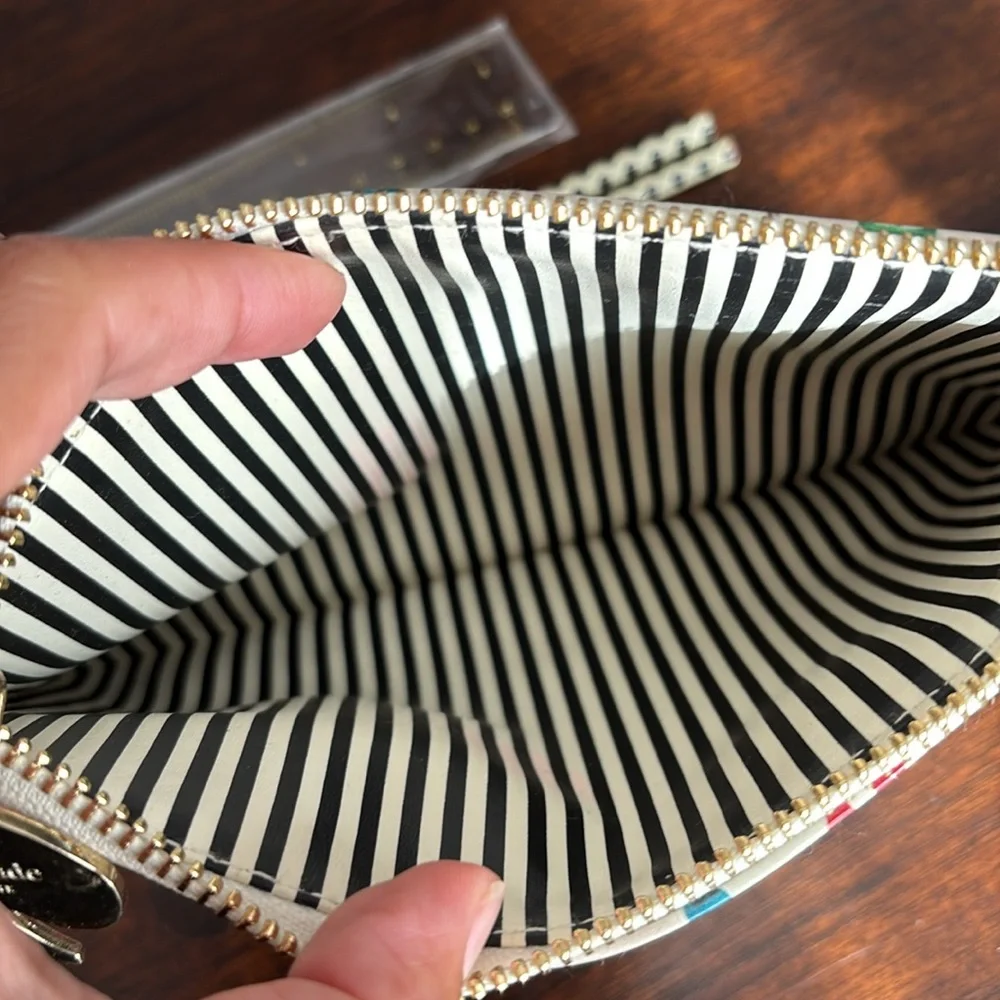Pre-owned Kate Spade New York Pencil Pouch in Bella Bookshelf.